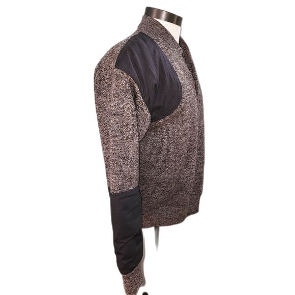 Cabela's Heavyweight Windshear Wool Brown Henley Sweater Size M - Picture 4 of 9